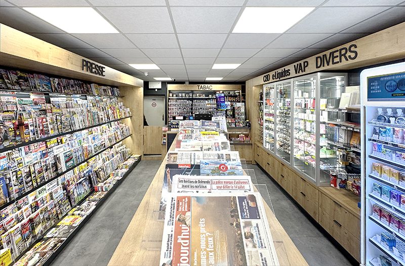 Vue intérieure tabac presse - Agencement par Sudexpo