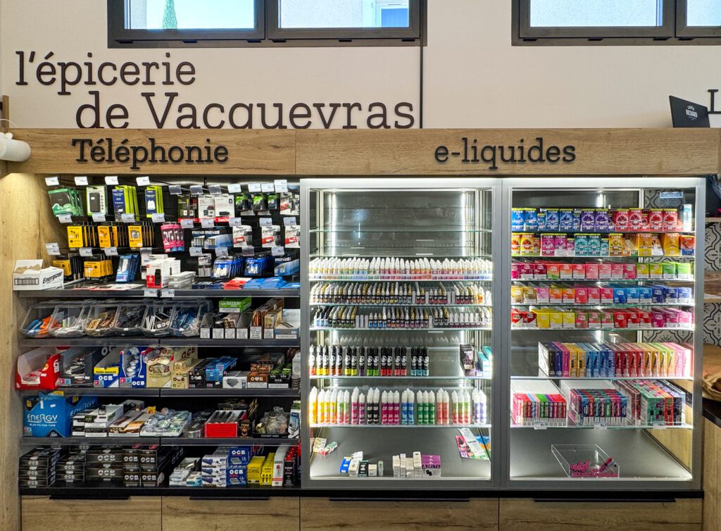 Meuble e-liquide et vap - Mobilier et agencement tabac presse